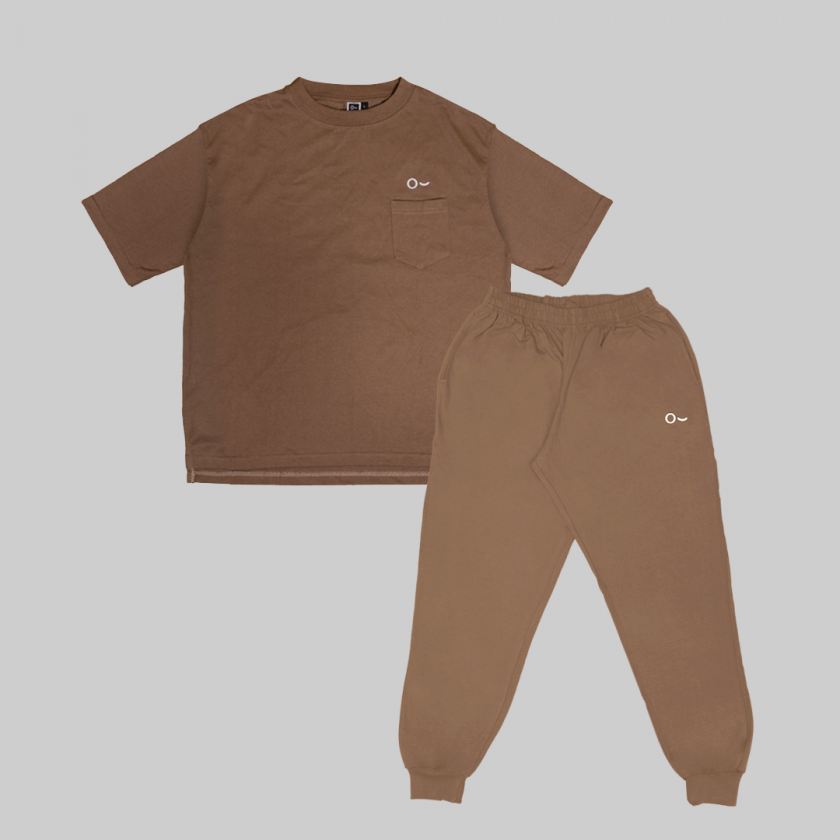 Bundling Active Set (Long Pants + Oversize Short Sleeve Saku)