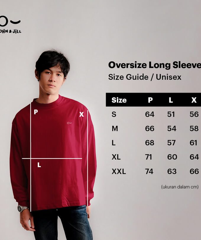 John & Jill Oversize Long Sleeve