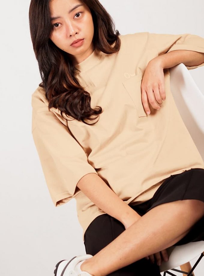 John & Jill Oversize Short Sleeve + saku for Women