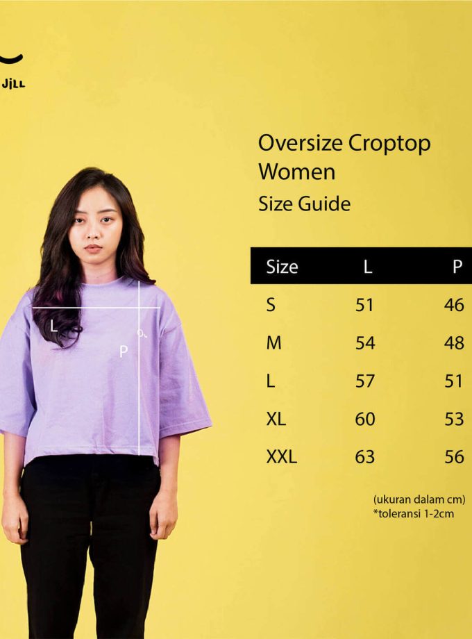 John & Jill Oversize Croptop Women