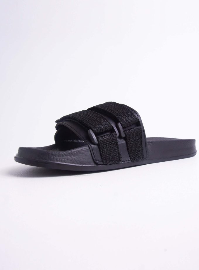 John&Jill Velcro Sandal Black