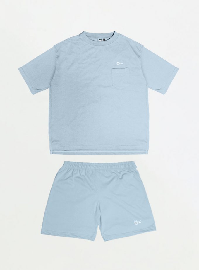 John & Jill Oversize Short Sleeve Saku & Short Pants - Basic Set_