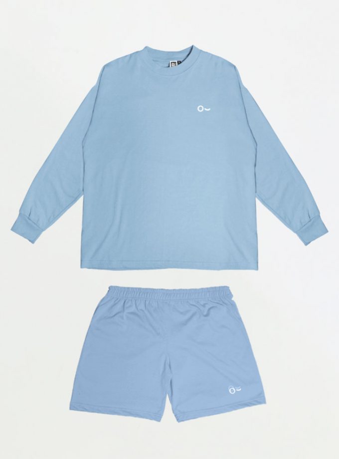 John&Jill Basic Set (Short Pants & Oversize Long Sleeve)