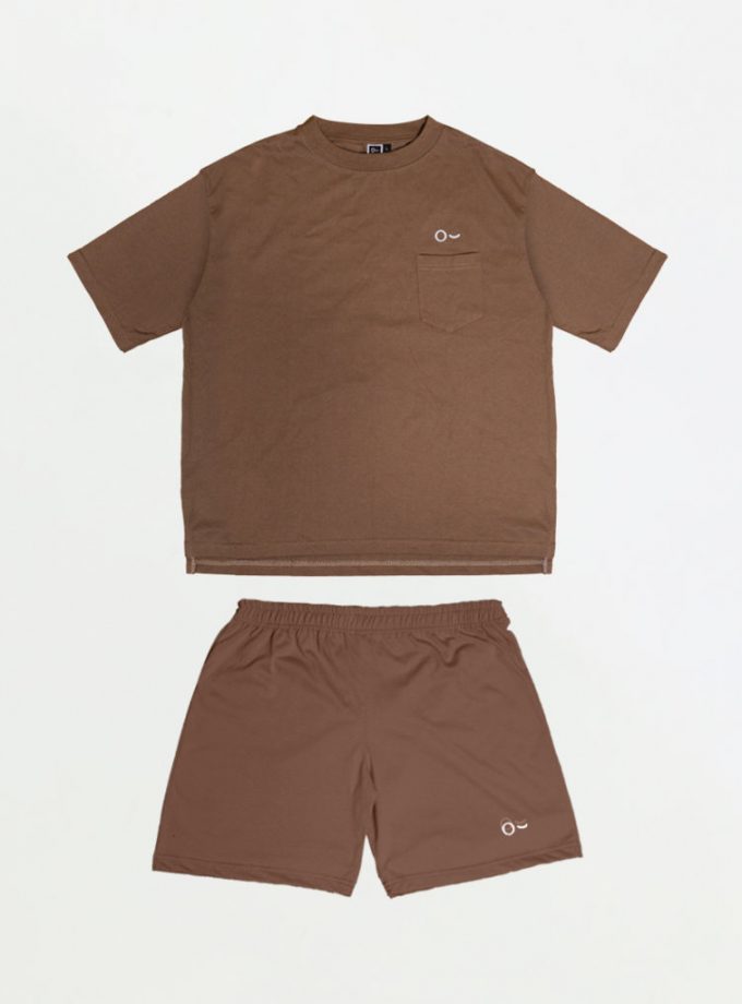 John & Jill Oversize Short Sleeve Saku & Short Pants - Basic Set_