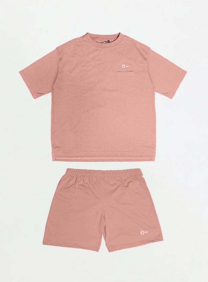 John & Jill Oversize Short Sleeve Saku & Short Pants - Basic Set_