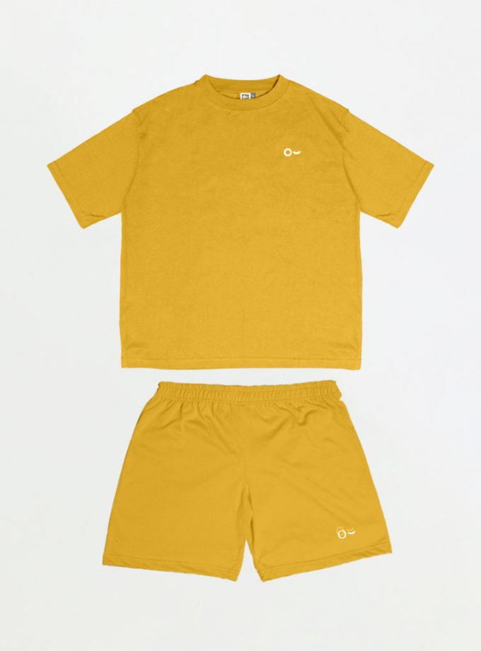 John&Jill Basic Set (Short Pants & Oversize Short Sleeve)_