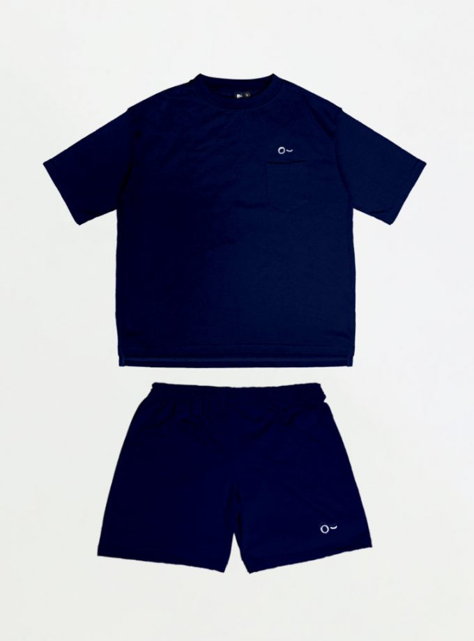 John & Jill Oversize Short Sleeve Saku & Short Pants - Basic Set