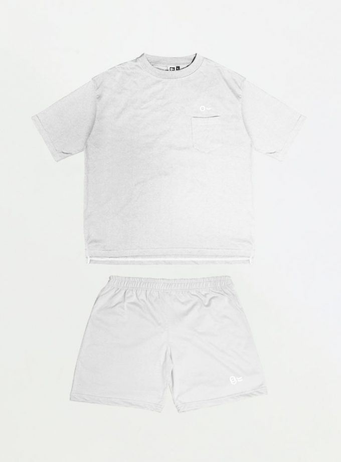 John & Jill Oversize Short Sleeve Saku & Short Pants - Basic Set