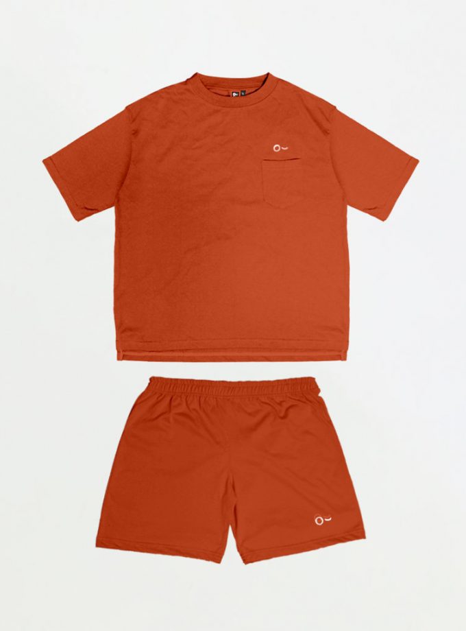 John & Jill Oversize Short Sleeve Saku & Short Pants - Basic Set