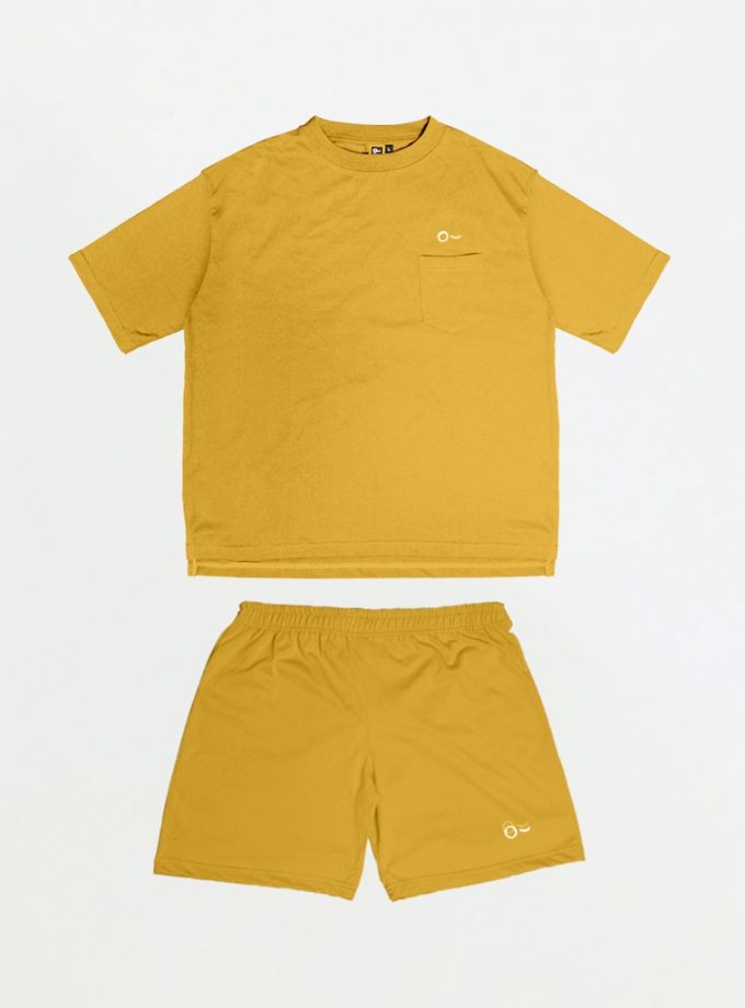 John&Jill Basic Set (Short Pants & Oversize Short Sleeve Saku)_