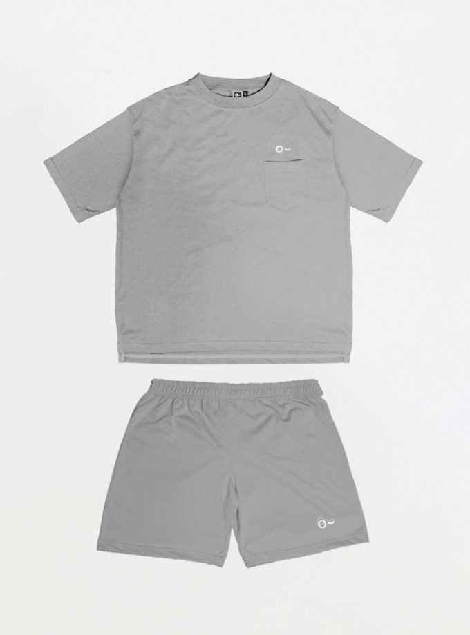 John&Jill Basic Set (Short Pants & Oversize Short Sleeve Saku)