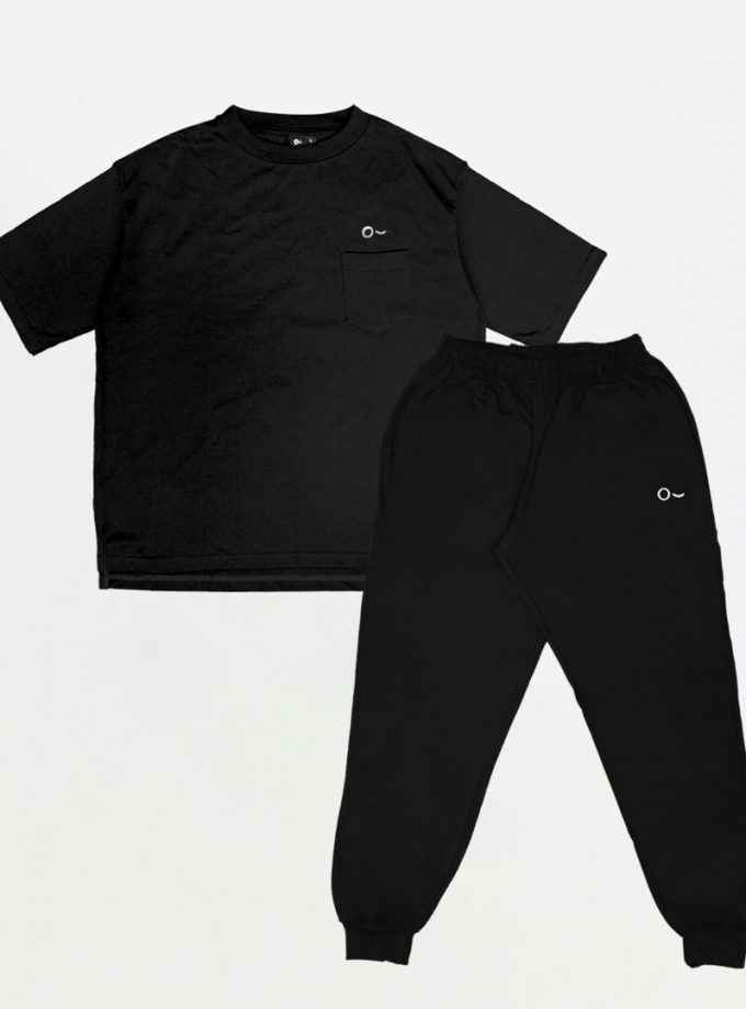Bundling Active Set (Long Pants + Oversize Short Sleeve Saku)