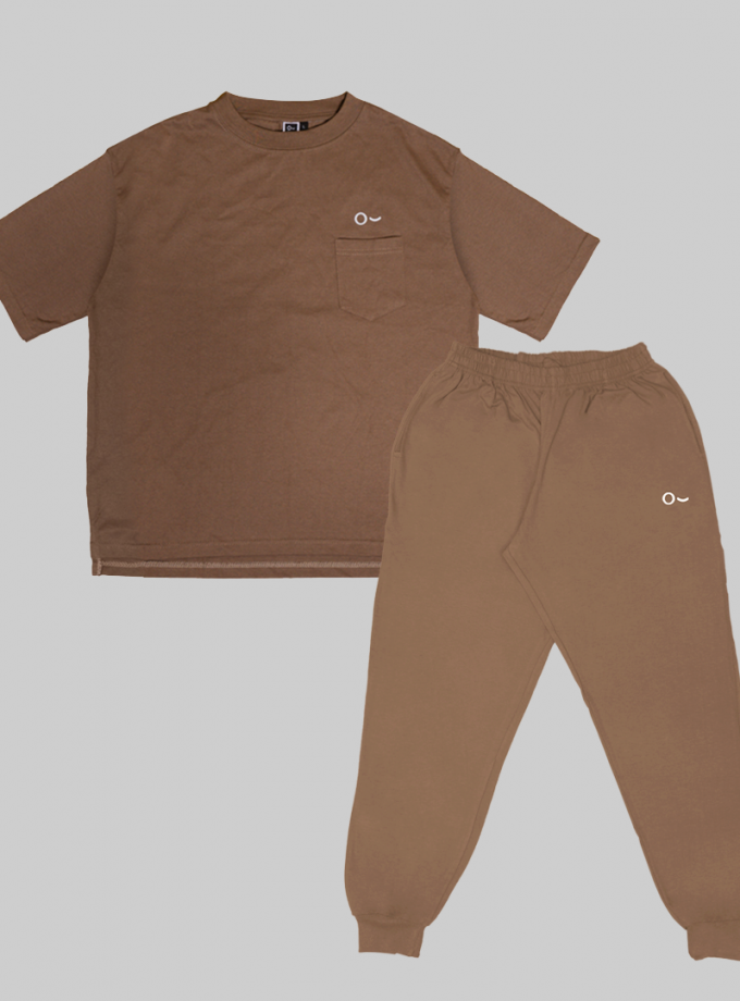 Bundling Active Set (Long Pants + Oversize Short Sleeve Saku)